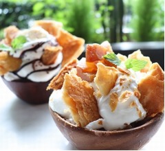 パイ専門店が放つ「アップルパイかき氷」