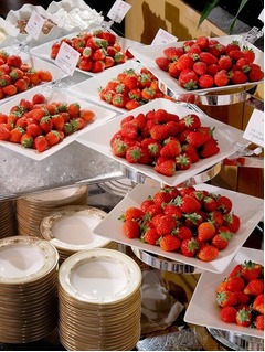 いちご6銘柄食べ比べブッフェ、スイーツも揃う「いちごジャーニー」。
