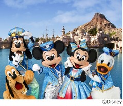 舞浜駅発車予告ベルがTDS版に、15周年イベントのテーマソングに変更。