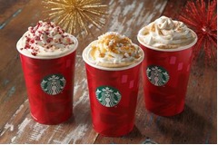 スタバがスノーメイプルなラテ、北米のローカルフードをイメージ。