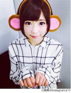 キュートな&ldquo;さる耳&rdquo;紗倉まな、新年の挨拶「今年もよろしくウキッ」。