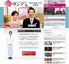 異なる爆発映像放送、「Mr.サンデー」がお詫び