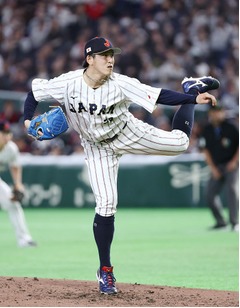 力投する隅田　野球