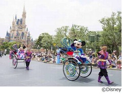 ディズニーランドの七夕始まる、ミッキーたちの七夕グリーティングも。