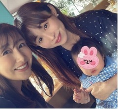 安めぐみ、第2子妊娠中の&ldquo;めーたん&rdquo;大堀恵と久しぶりに会う