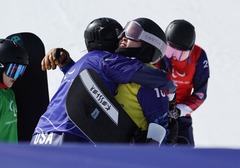 坂下「感謝したい」＝スノーボードクロス〔パラリンピック〕