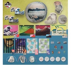 「一番くじ 葛飾北斎」新千円札の図柄&ldquo;富嶽三十六景 神奈川沖浪裏&rdquo;ジオラマなど