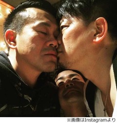 宮川大輔と宮迫博之がブチュ、小籔千豊がキス写真をインスタで公開。