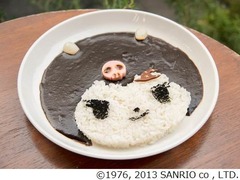 マイメロ好敵手クロミのカレーも、大盛況のマイメロカフェ期間延長。