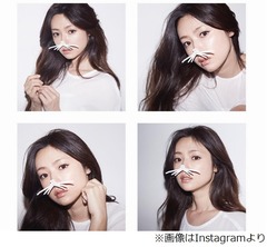 深田恭子のキュートな&ldquo;ねこヒゲ&rdquo;姿再び