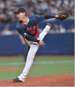 力投する高橋宏　野球