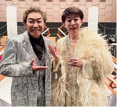 美川憲一、両膝に人工関節の大手術したコロッケと2ショット「復帰第一回目だったのよ〜」