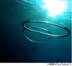 2つのバブルリングがぶつかると&hellip;