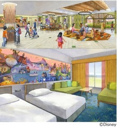 新ディズニーホテル第2棟は9月、&ldquo;冒険&rdquo;や&ldquo;発見&rdquo;のわくわくがテーマ。