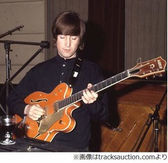 1億円でレノンのギターを販売、従兄弟が直接もらった「グレッチ6120」。