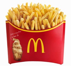 マックがL2個分「メガポテト」、通常価格よりも90〜130円お得に。