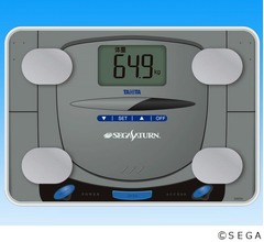 「セガサターン体組成計」デザインを忠実に再現
