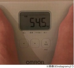 太った鈴木紗理奈が体重公開「ババアガンバル」