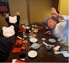ココリコ遠藤と2人の息子&ldquo;まさかの人物&rdquo;に鰻ご馳走になり妻仰天「羨ましすぎるだろー！」