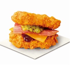 ケンタッキー&ldquo;肉と肉で挟んだサンド&rdquo;が復活