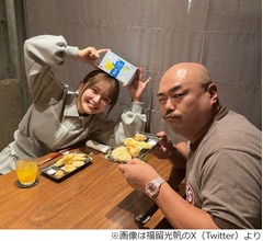 福留光帆、&ldquo;夜の六本木&rdquo;でクロちゃんと初めてお酒飲み「泣いたもんな。私」