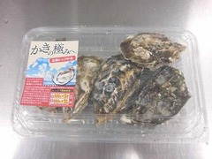 チンするだけで殻付き蒸しかき、広島県が電子レンジパック入り商品。