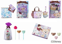 TDSにかわいい4つの新グッズ、花を持ったダッフィーとジェラトーニ。