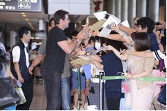 親日家のヒューが&ldquo;日本凱旋&rdquo;、「ウルヴァリン」のプロモで来日。