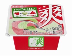 苺＋メロン＝スイカ味の「爽」、味の変化が楽しめる新フレーバー。