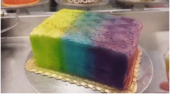 クルクル回転させると色が変わる&ldquo;摩訶不思議なケーキ&rdquo;が話題に。