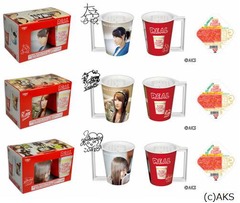 日清食品が限定AKBマグカップ、カップヌードルリフィル用に3種類。