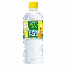 限定の「南アルプスの天然水」、レモン果汁とはちみつをブレンド。