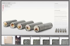 &ldquo;デザイン海苔&rdquo;が海外で受賞、レーザーカッターで紋様を刻む。