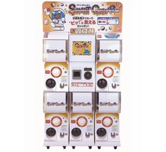 バンダイ、電子マネー対応のカプセル自販機本格稼動
