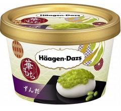 茶豆使用「ハーゲンダッツ華もち ずんだ」