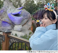 山下美月「3年連続で元旦は夢の国で楽しんできました」新年の挨拶