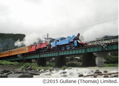 トーマス号とジェームス号が営業運転初の「重連運転」、大井川鐵道で。