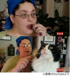 &ldquo;猫の毛玉&rdquo;を食べ続けて15年、「綿菓子のような食感」楽しむ女性。