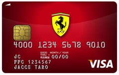 日本初のフェラーリ公式クレカ、世界観を表現した情熱的なレッド色。