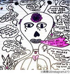 マイリーが失恋？絵で表現か、Instagramに3枚のスケッチを公開。