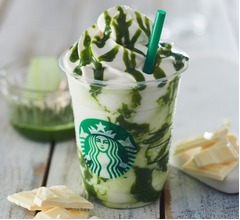 2週間限定の「抹茶&times;ホワイトチョコ」フラペ
