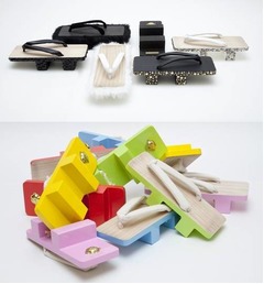 オシャレな桐下駄「Geta」誕生、会津の桐下駄をモチーフに制作。
