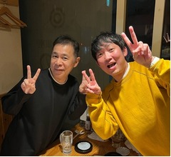 ノンスタ石田明、ナイナイ岡村隆史と&ldquo;満面の笑み&rdquo;2ショット「幸せでした」