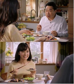 前田敦子がCMで食べる気満々、三宅裕司と仲睦まじい&ldquo;父娘&rdquo;役再び。