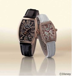 TDR限定のフランク・ミュラー、メンズ220万円＆レディース240万円。