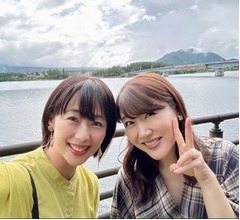 第2子妊娠中の安めぐみ「とても仲良しのお友達」井上和香とツーショット