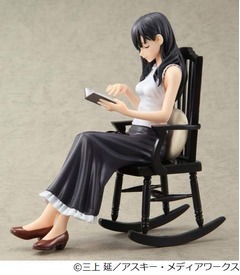 「ビブリア」栞子さんを立体化、原作の表紙イラストを忠実に再現。