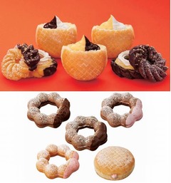 期間限定ミスド&ldquo;クリーム祭&rdquo;、人気クリーム組み合わせた新商品。