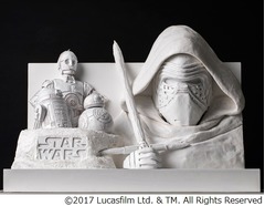 さっぽろ雪まつりに&ldquo;白いスター・ウォーズ&rdquo;