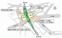 9月からJR渋谷駅改良工事着手、埼京線ホームの移設などからスタート。